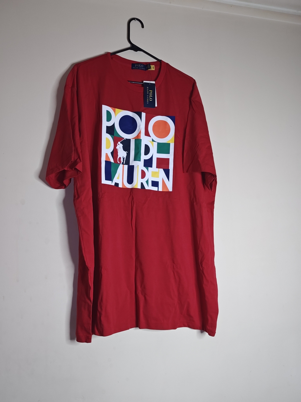 Polo by Ralph Lauren Men’s Red Logo Graphic T‑Shirt 2XLT